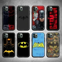 dc superhero batman phone case for iphone 13 12 11 pro max mini xs max 8 7 6 6s plus x 5s se 2020 xr cover