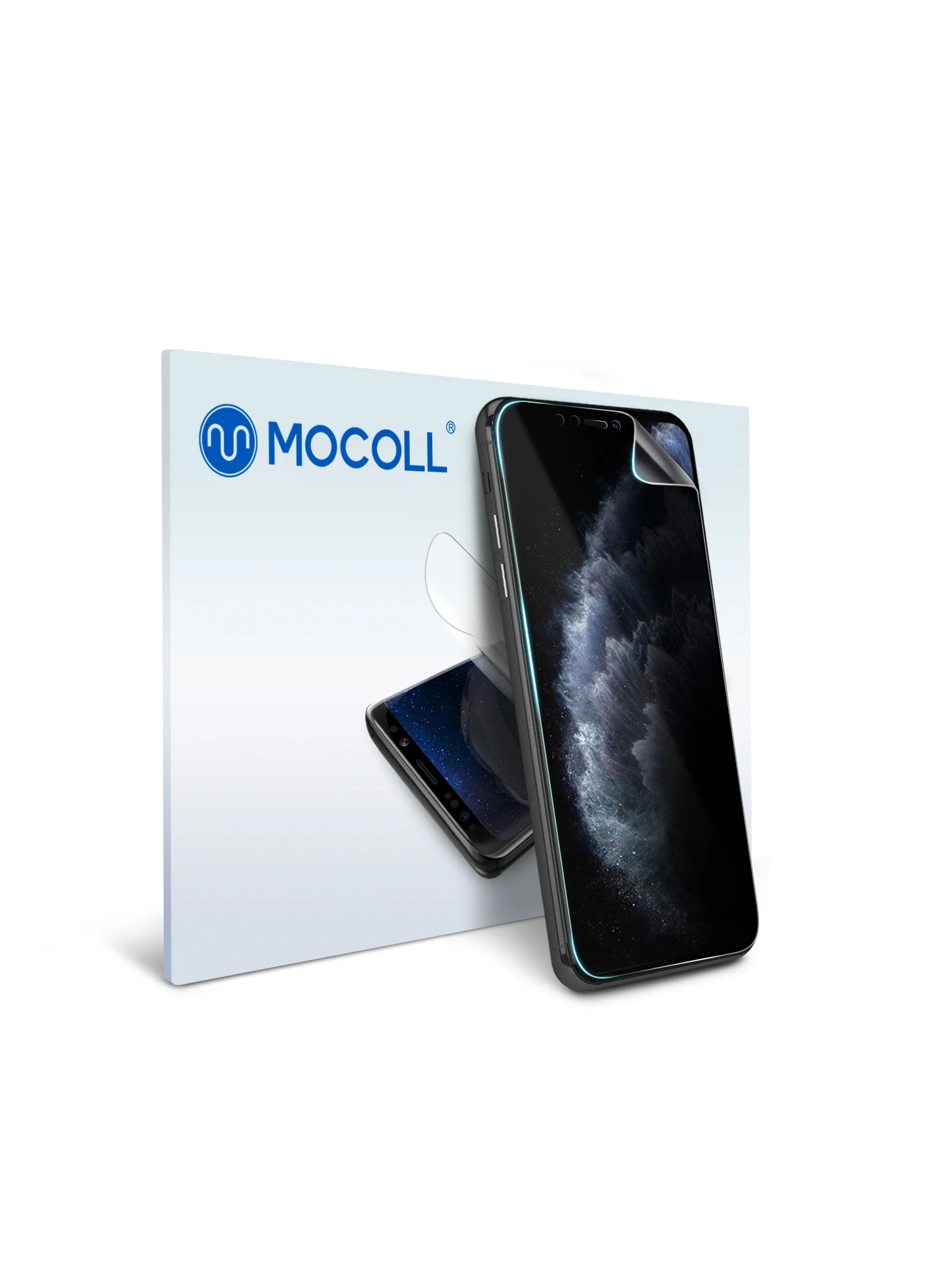 Приватная (антишпион) защитная пленка MOCOLL для дисплея Apple iPhone 11 Pro Max прозрачная |