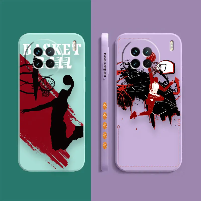 Caricature Painted Basketball Case For VIVO X21I X21S X23 X27 X30 X50 X60 X70 X80 X90 5G PRO PLUS Colour Case Funda Shell Capa