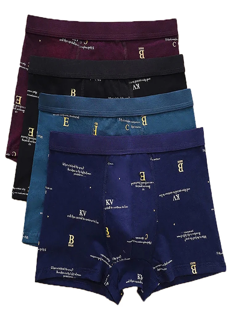 High Quality Cotton Underpants Mens Boxing Suit Mens Underpants Mens Family Boxing Underpants Mens Underpants Mens