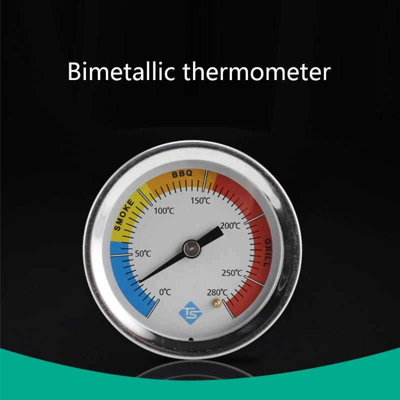 

Кухонный Термометр 0-280 ℃, измеритель температуры из нержавеющей стали для барбекю, барбекю, гриля, духовки, инструменты для приготовления п...