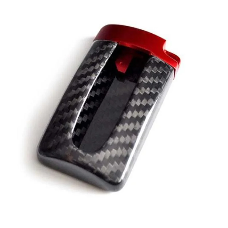 

For Nissan Smart key GTR Infiniti carbon fibre U-shape Car Key Case Cover Shell Bag