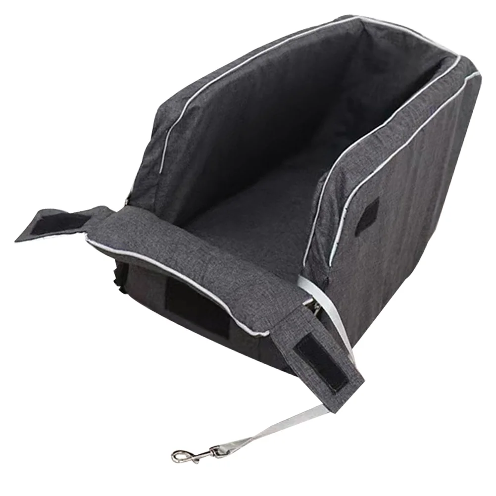 

Console Dog Car Seat Pet Supply Booster Seats Dogs Cover Small Medium Belt