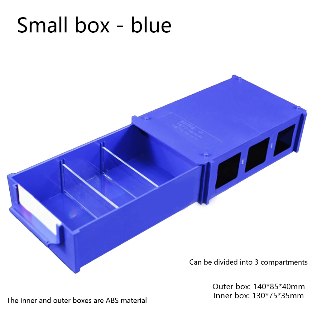 

1pcs Durable High Quality Storage Box Container Stackable Storage Boxes Toolbox 140*85*40mm Component Screws Crafts
