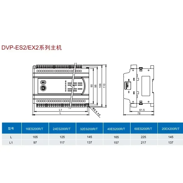 Совершенно новый аналоговый модуль DVP04AD DVP04DA DVP04PT DVP04TC DVP02DA DVP06XA-E2 аксессуары для