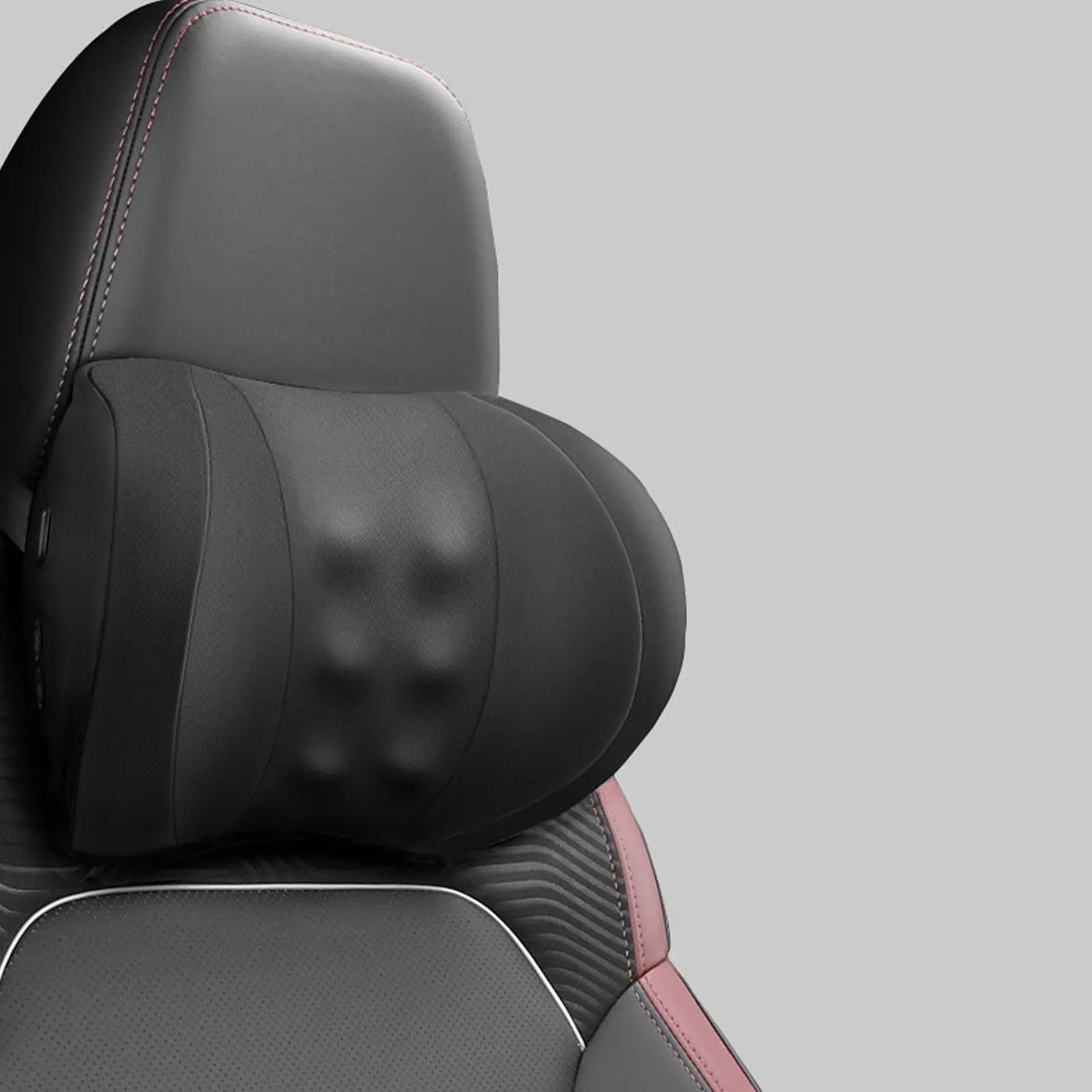 Автомобильная электрическая массажная подушка на подголовник, 12 В, USB, поддержка шеи для долгого времени, Автомобильный подголовник для путешествий, снимает усталость