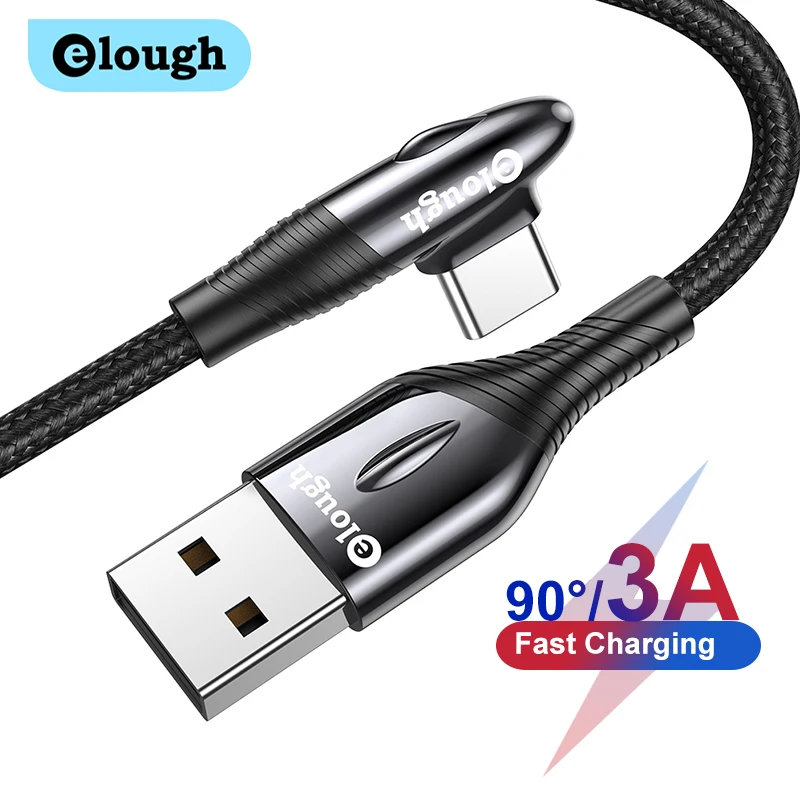 

Кабель зарядный Elough USB Type-C, 3 м