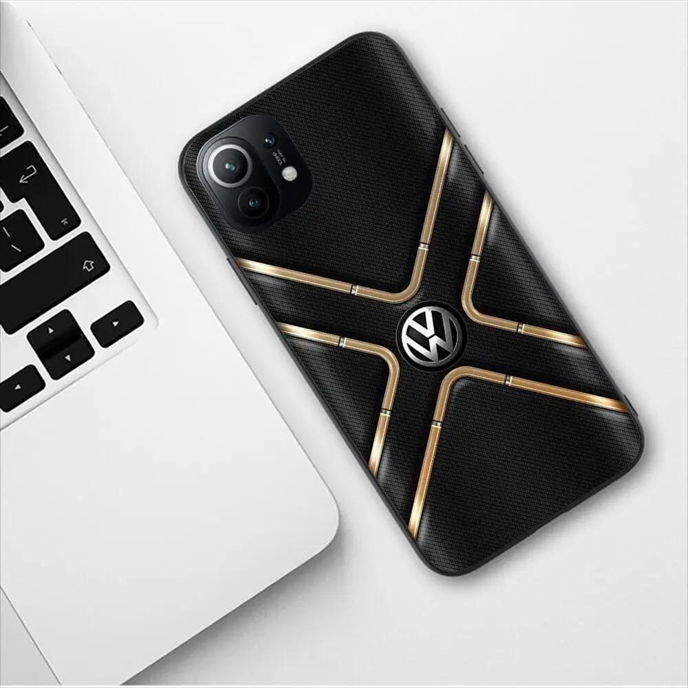 Volkswagen Phone Case for Xiaomi 13 12 11T 9 11 10C 9T 8 9SE 11i Lite Ultra Note10 Poco F3 M4 M3 Pro Soft Silicone Black Covers