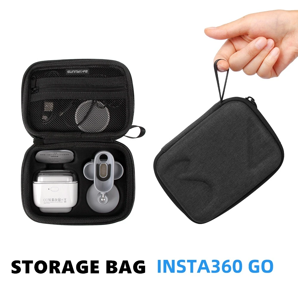 

Portable Storage Bag Handbag Carry Case Pouch Hard Case For Insta360 Go Camera Accessories Parts