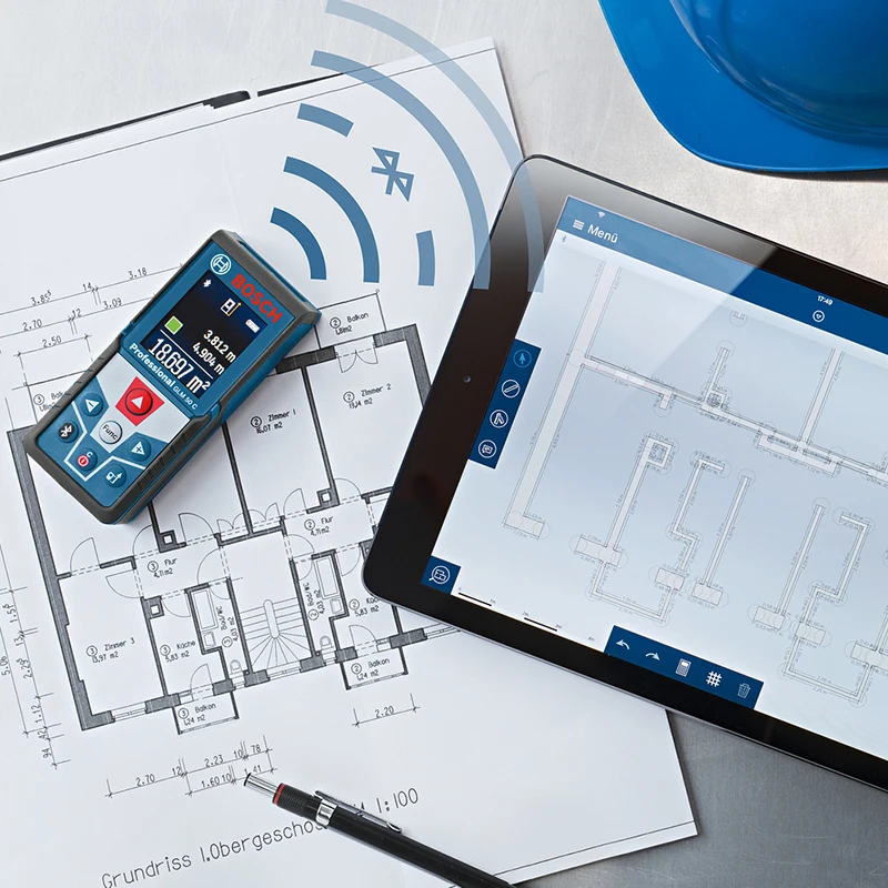 Дальномер лазерный Bosch GLM50C Bluetooth дальность 50 м