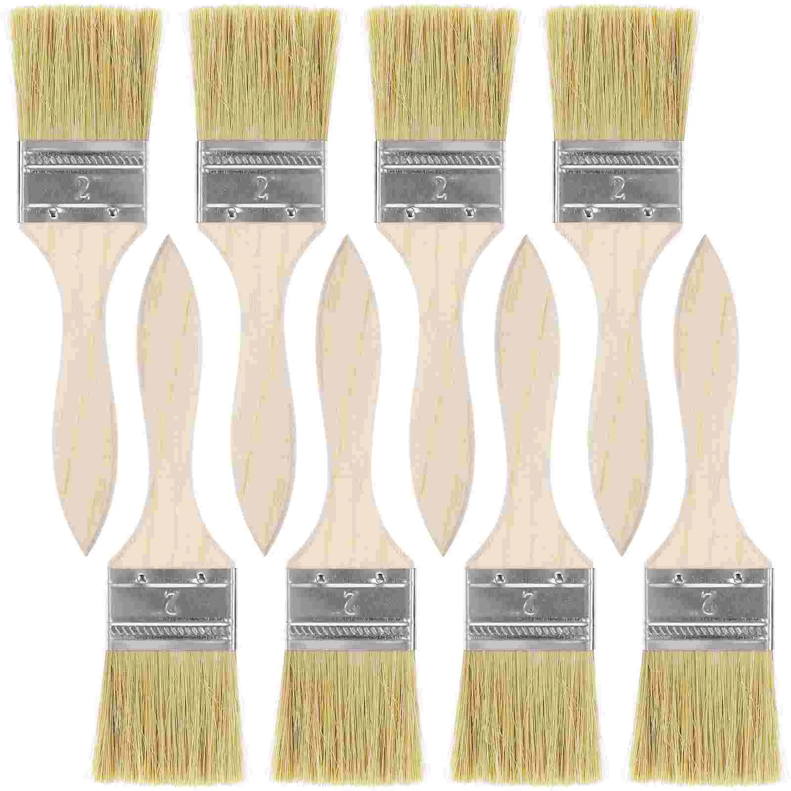 

23pcs Chip Brushes Wooden Handle Wall Furniture Painting Brush for Stains Varnishes Glues 2inch Acrylic oil Accessories