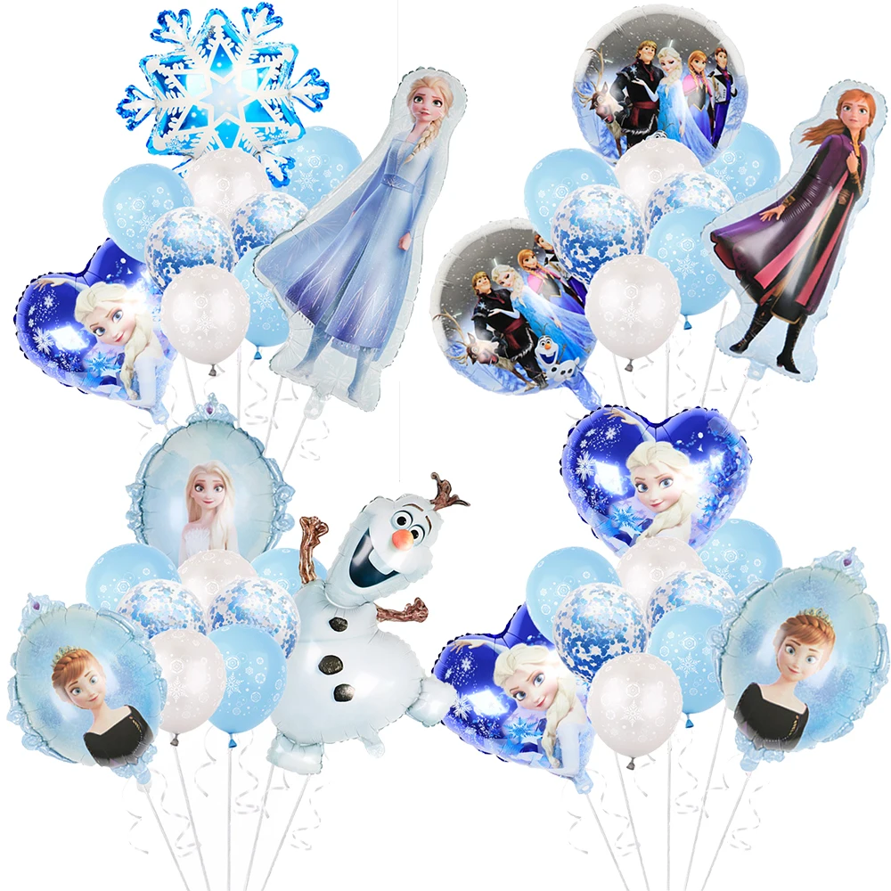 Disney Холодное сердце украшения на день рождения воздушные шары вечерние посуда