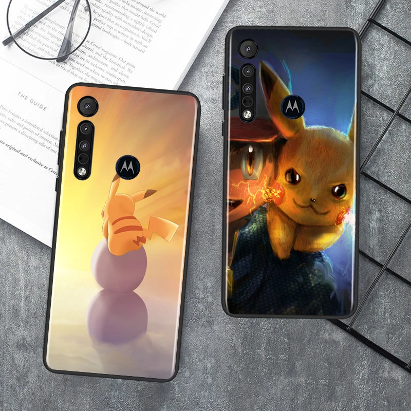 hot the pokemon pikachu for motorola moto g g60 g60s g50 g40 g9 g10 e7i e6s power edge 20 e20 2021 x3 s pro phone case free global shipping