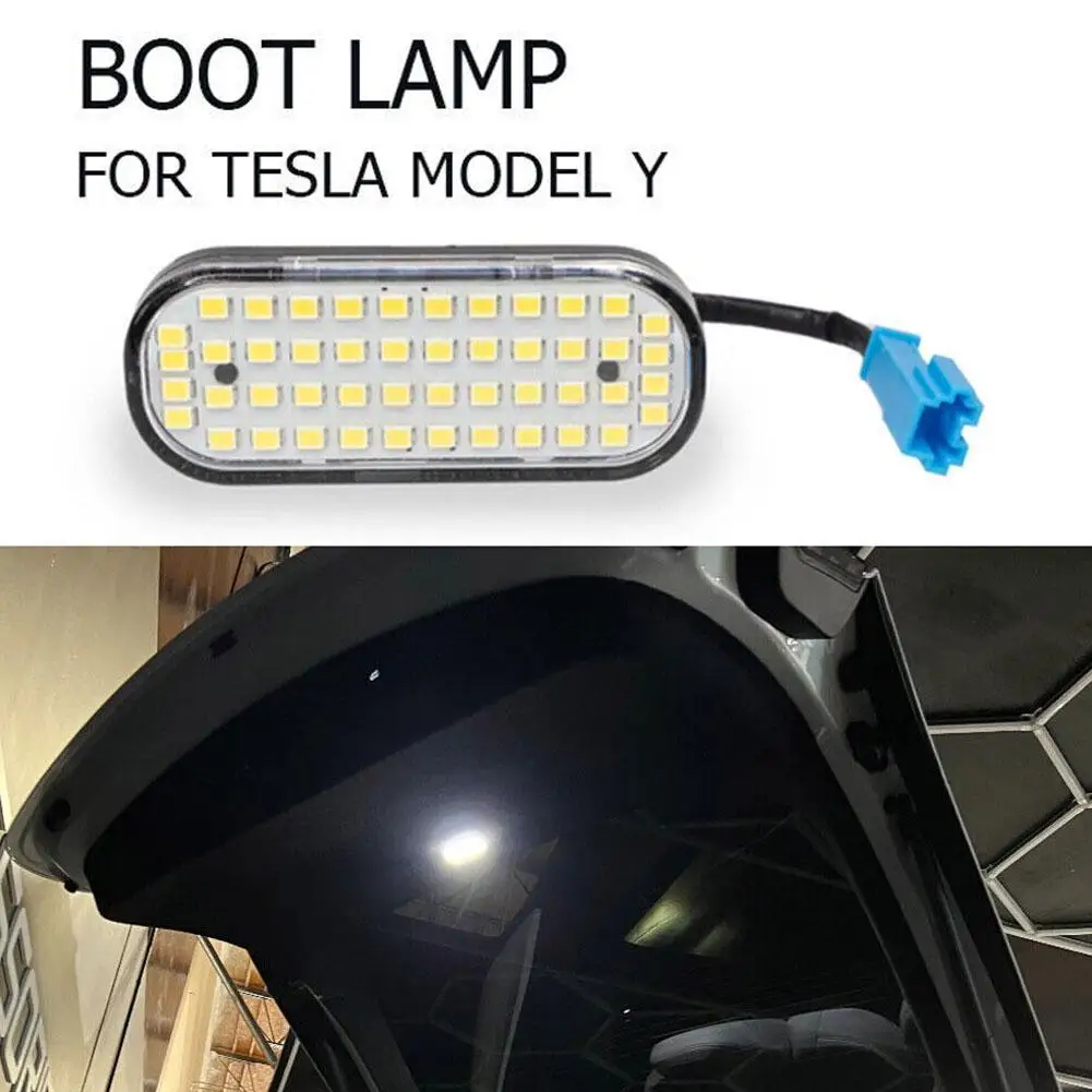 

Фонарь для внутренней отделки, 48 фонарей для багажника Tesla, модель Y 2022