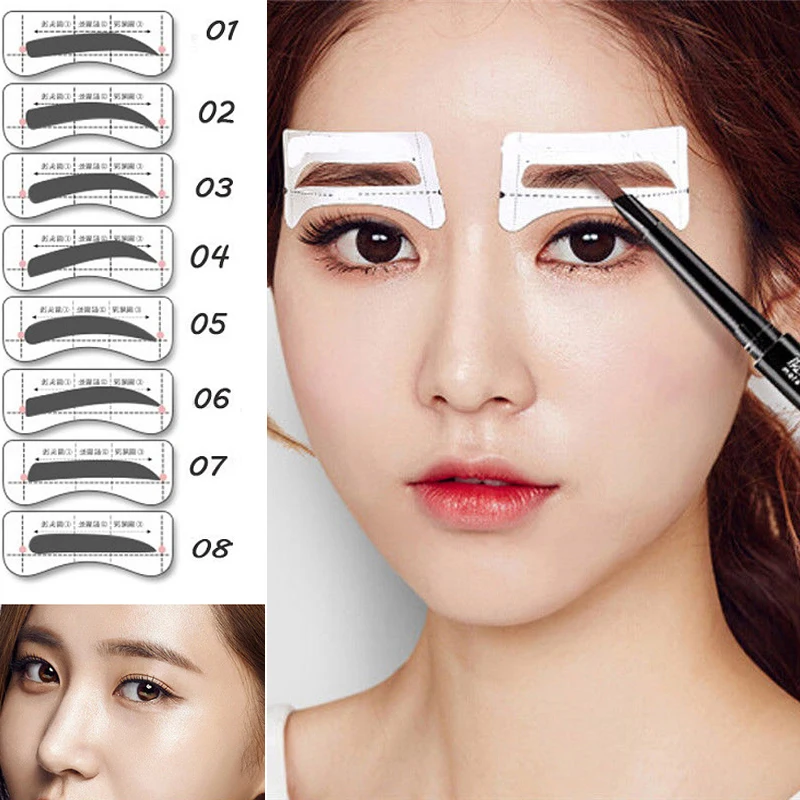 

Линейка одноразовая прозрачная клейкая для бровей, микроблейдинг, татуаж, микроблейдинг, инструменты, 2 пары