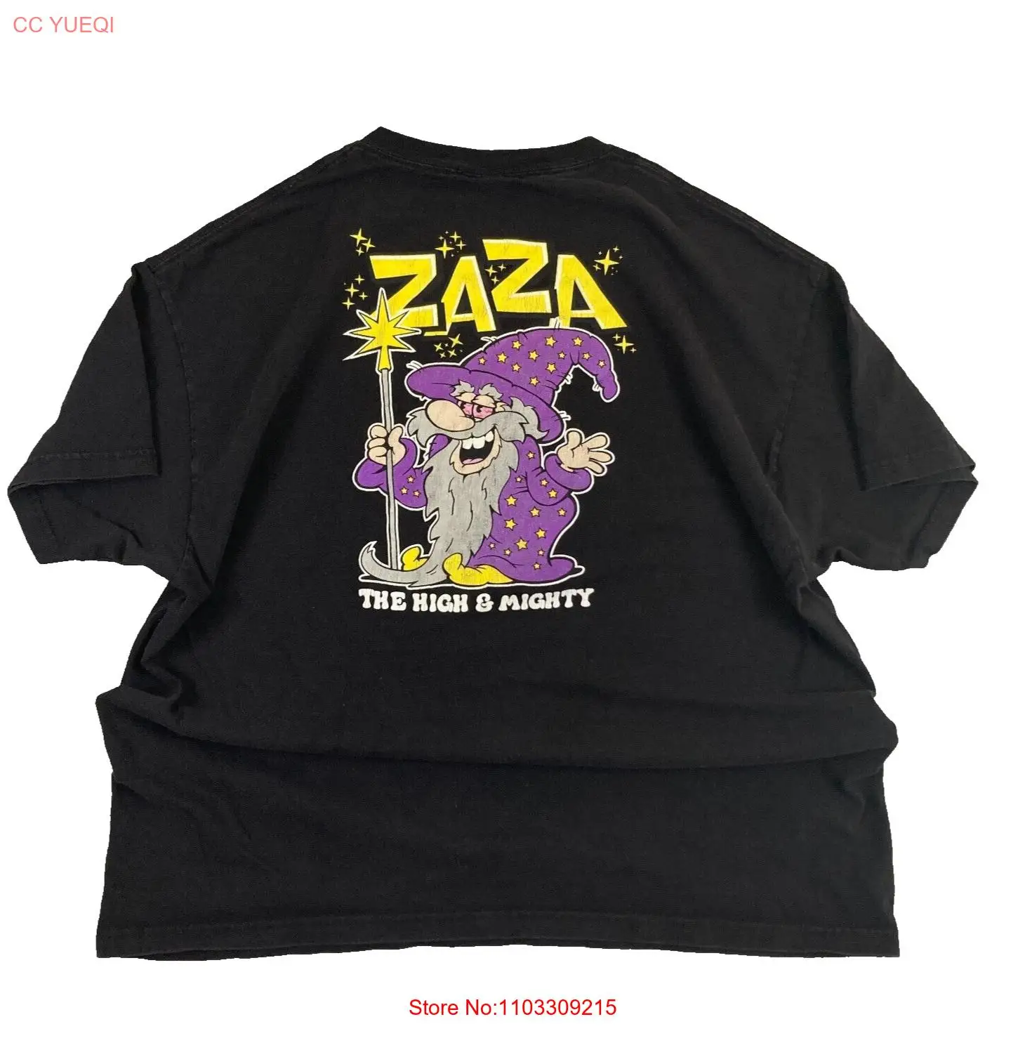 Футболка The High &amp Mighy Wiz ZaZa мужская 2XL XXL Wizard Stoner Hippie Skater