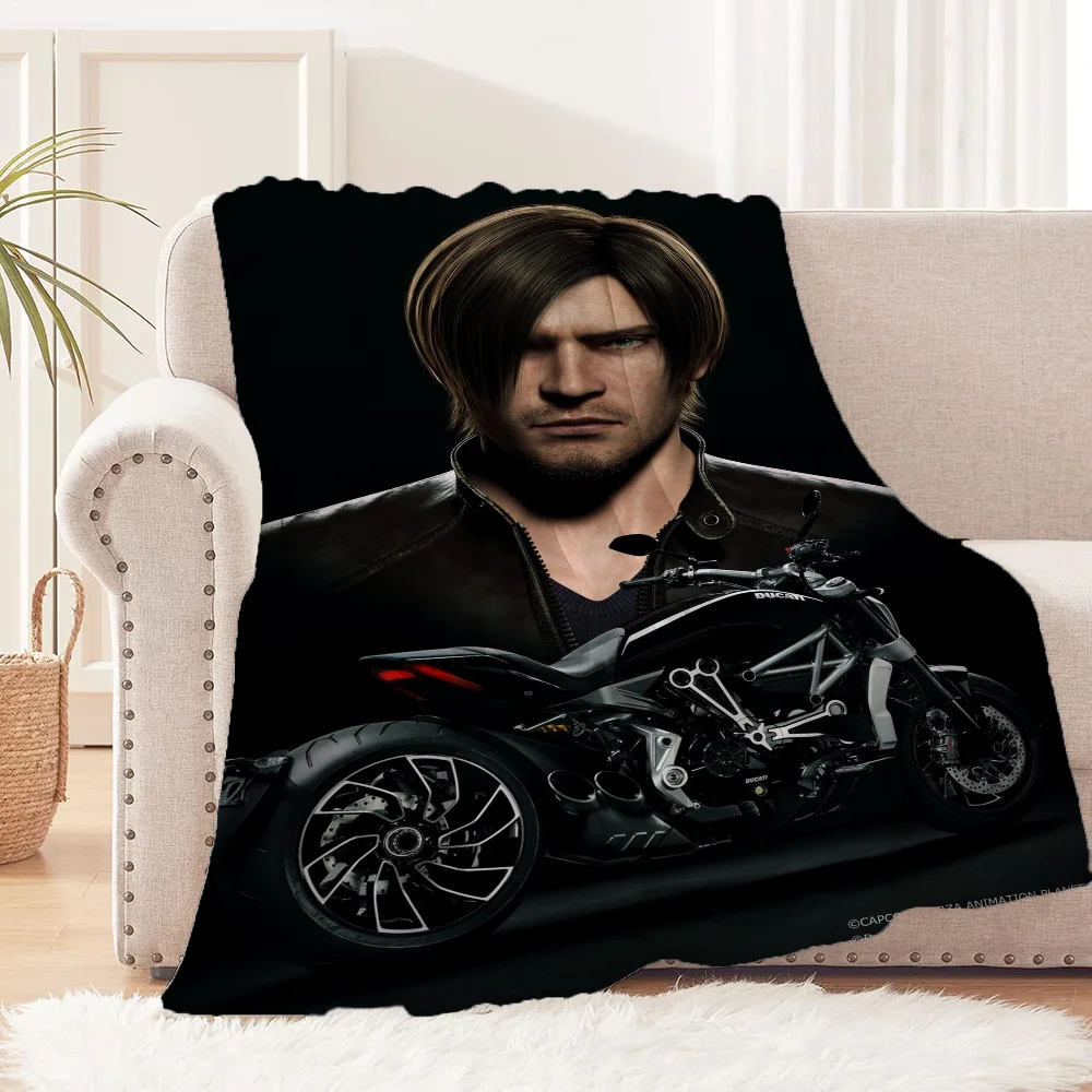 Фланелевое Одеяло Леона Кеннеди Из Микрофибры Домашнее Декоративное Покрывало