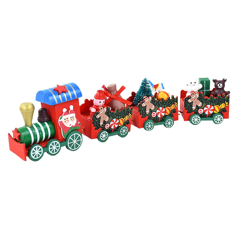 

Деревянные новогодние украшения для поездов ZQNYCY