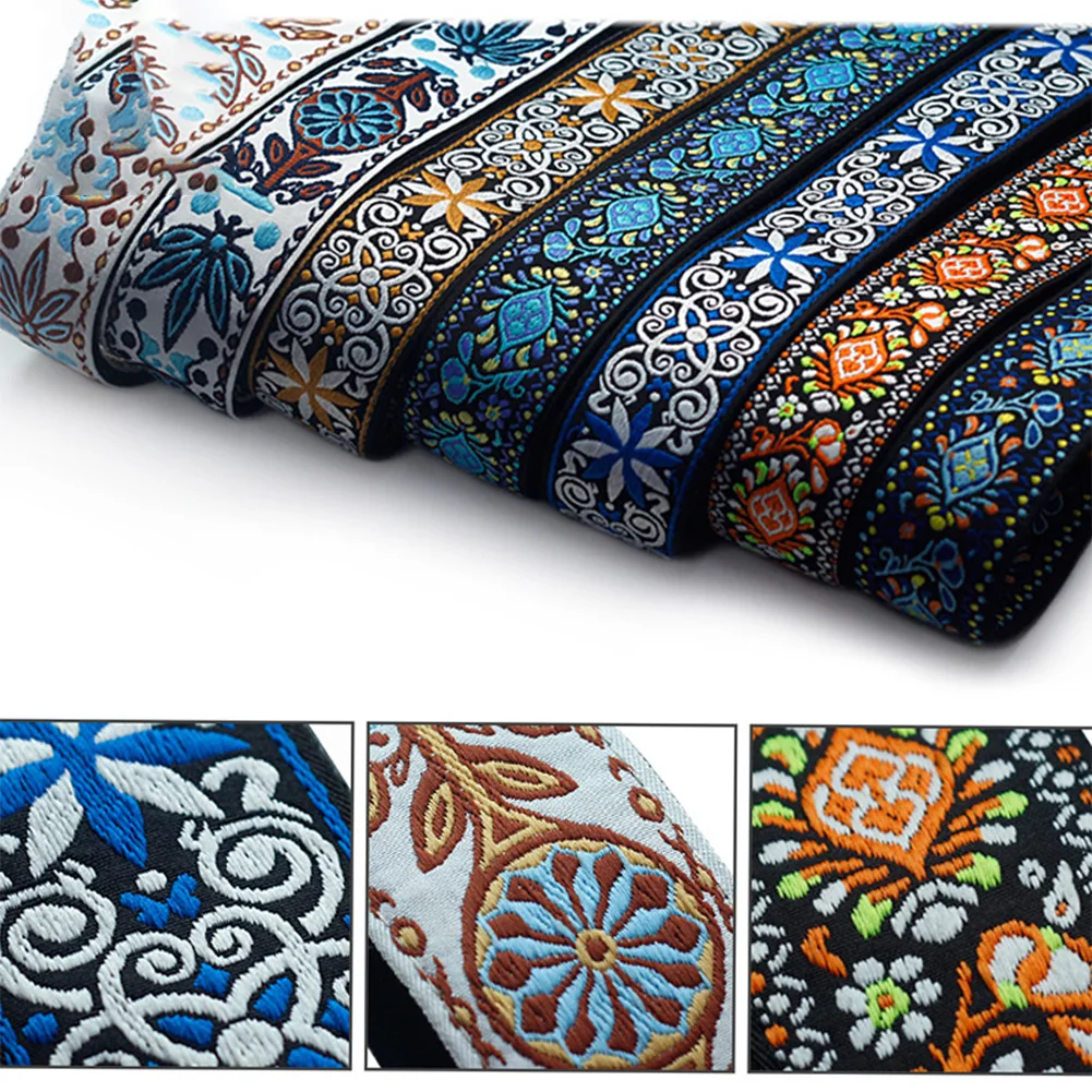 

Guitar Strap Adjustable Embroidered Cotton Widening And Thickening Accessories For Guitar Classical Pattern Guitar Strap