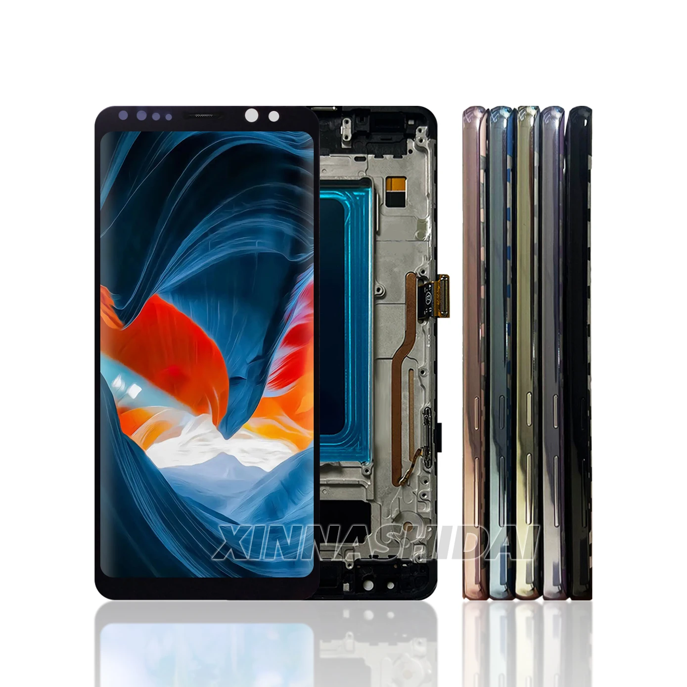 Фото TFT-экран для Samsung S8 Plus G955F ЖК-дисплей цифровой сенсорный экран с рамкой для Samsung S8 + G955 экран с рамкой №2