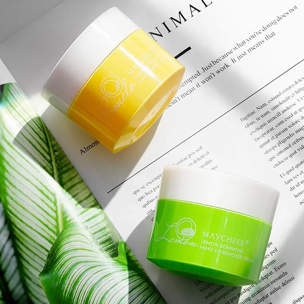 

Ice cream makeup remover and non-greasy eye, lip and face make-up facial cleansing