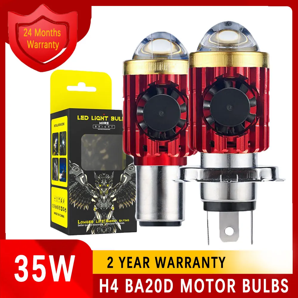 

NORGOS 14000LM BA20D H4 Led Motorcycle Headlight Bulb With Fan CSP Moto White Yellow Hi-lo Beam Motorcycle 6000K 12V 1PC