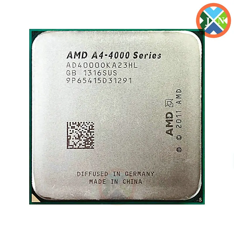 

Used AMD A4-Series A4-4000 A4 4000 3.0 GHz Dual-Core Dual-Thread CPU Processor AD4000OKA23HL Socket FM2