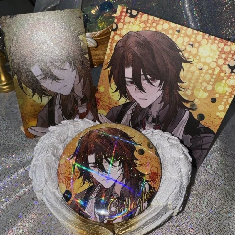 Honkai:Star Rail Aventurine Acheron Black Swan оригинальный 3 шт./комплект FanWorks квадратная карта +