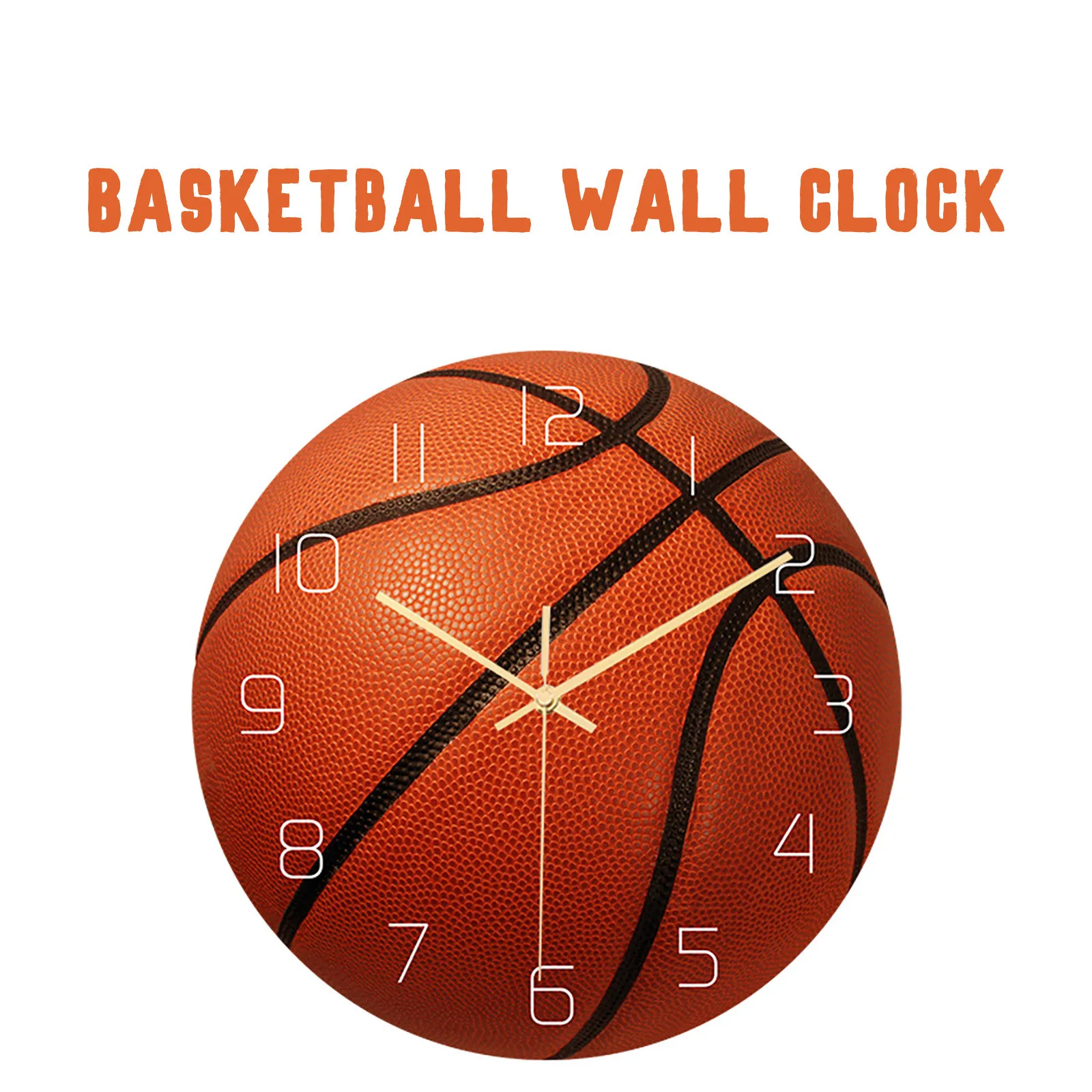 

basketball mute clock wall Round decoration home clock wall Ambient Temperature Thermometer Cooking Grill Knife Set Bag