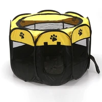 pet bag collapsible travel bowl portable foldable play octagonal cat cage