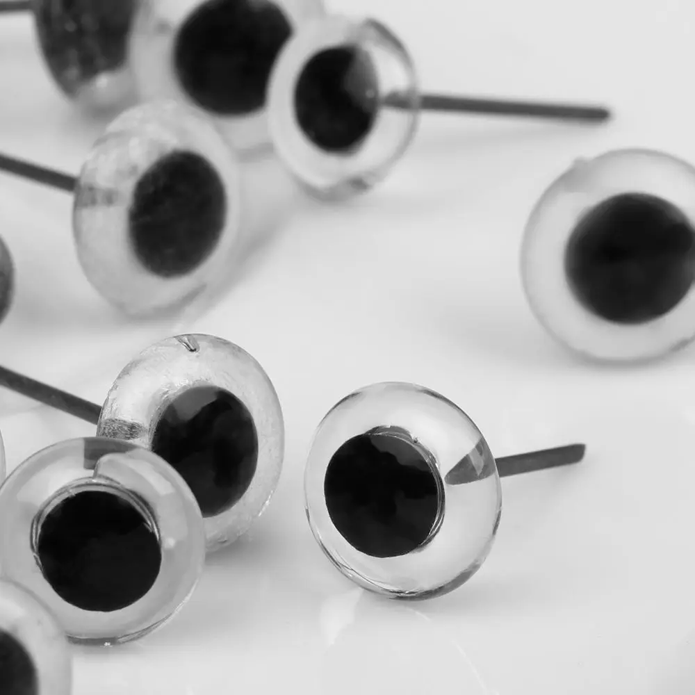 Стеклянные глаза для кукол 3/4/5/6/7/8/9/10 мм 20 шт