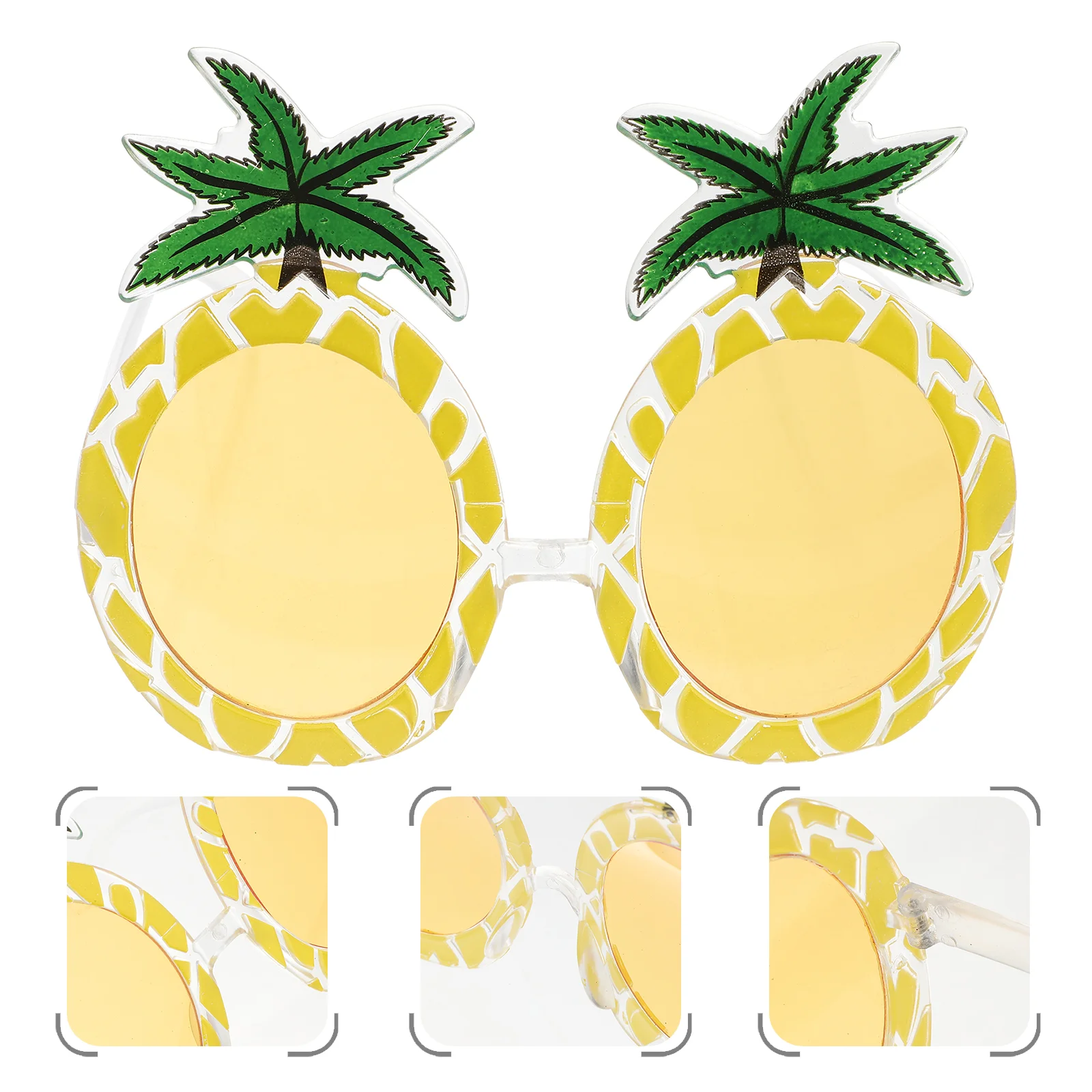 

4 пары тропических ананасов, очки с фруктами, забавные Гавайские очки для вечеринки