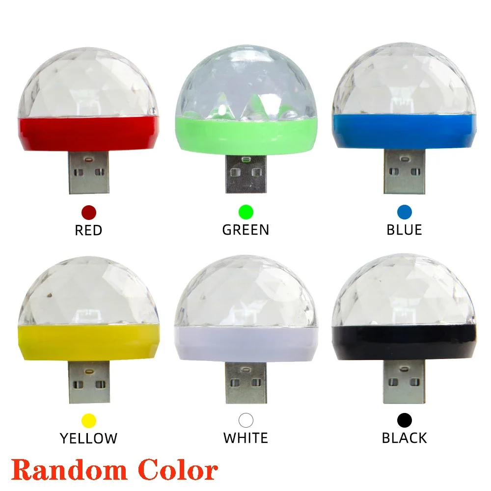 USB RGB Дискотека Dj Лампа Светодиодная панель Сценическое освещение Проектор Звук