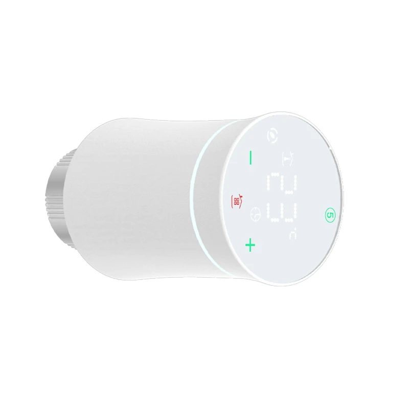 

Термостат Zigbee TRV, умный Программируемый Регулятор температуры для Alexa Googlehome, голосовое управление