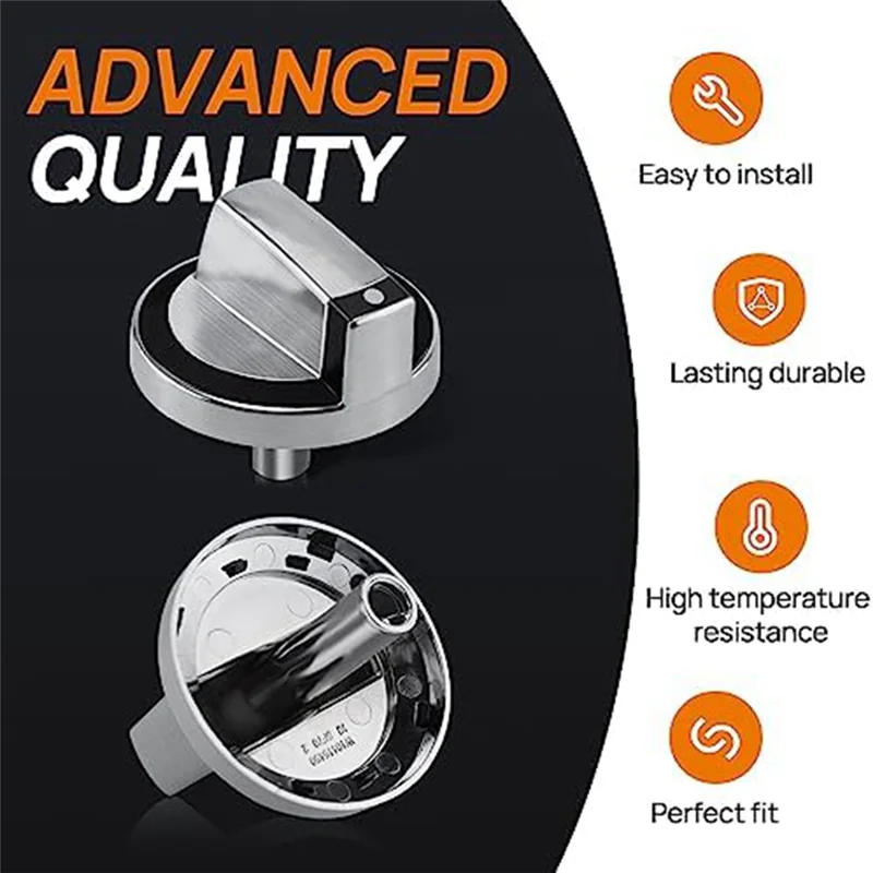 В 10284885 Замена ручки горелки подходит для газовой плиты/печи/духовки Whirlpool