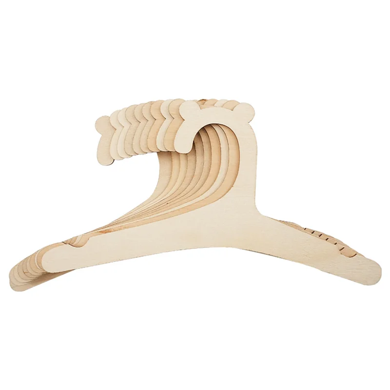 10 шт. детская вешалка деревянная для одежды домашняя комната принцессы декор