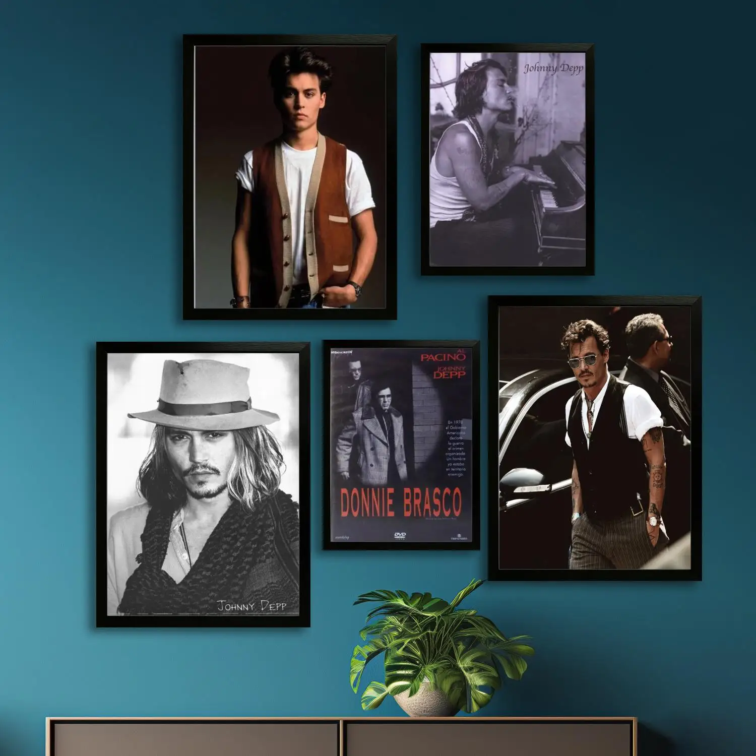 Художественный постер Johnny Depp на холсте