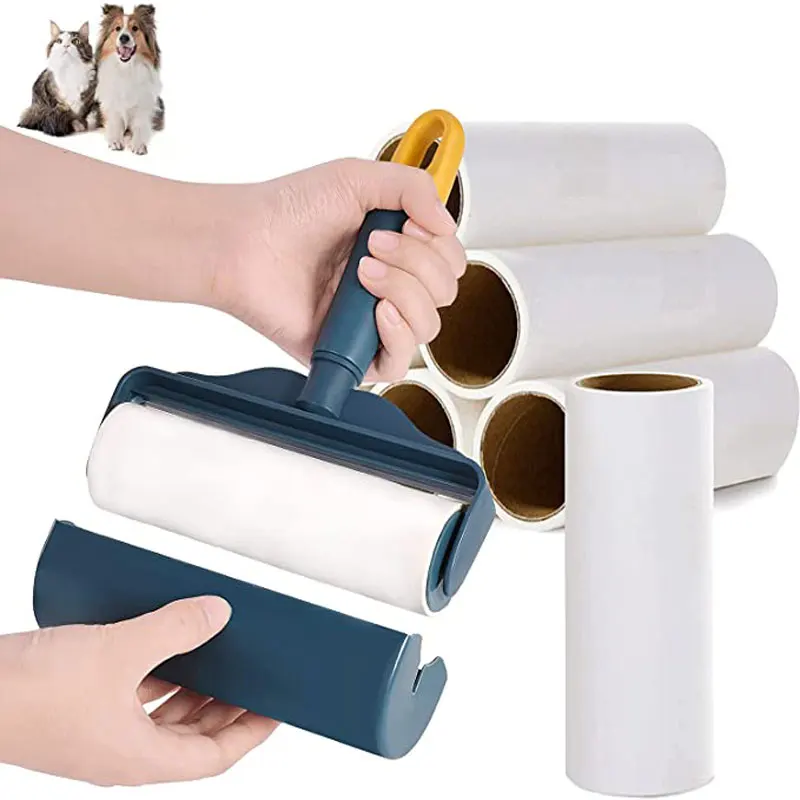 

Practical Pet Hair Remover Roller Household Lint Rollers Convenient Cleaning Dog Cat Fur Brush for Home Furniture