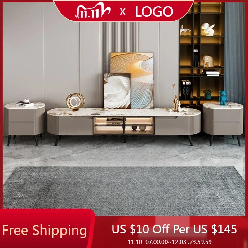 Корейский скандинавский современный шкаф для телевизора светильники хранения