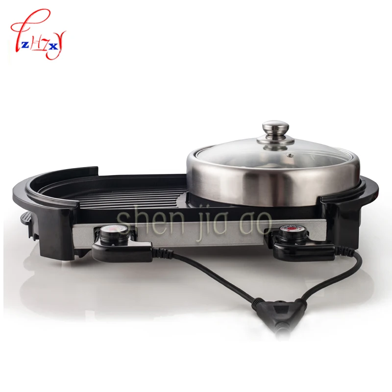 electric grills electric griddles multi function electric smokeless barbecue grill dish grill interior hotplate hot pot free global shipping