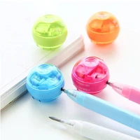 1 pc cute mini 2 0mm pencil lead sharpener double hole school office supply stationery kids gift