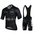 Комплект одежды Strava мужской с коротким рукавом, веломайка, шорты, Униформа, уличный Профессиональный костюм для горных велосипедов, рубашка, лето 2022