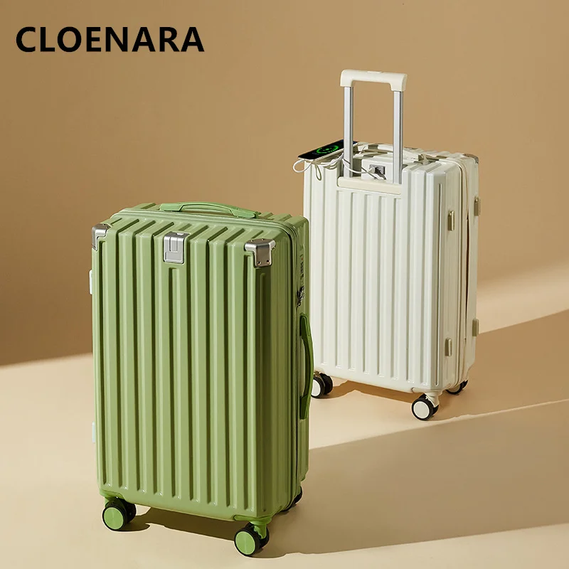 

COLENARA 20"22"24"26" Inch Luggage Men and Women Multifunctional Trolley Bag Boarding Password Case Strong and Durable Suitcase