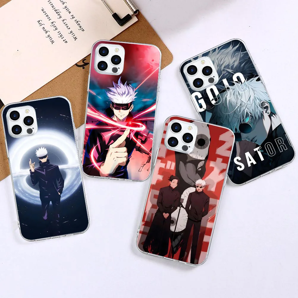 BY-64 Satoru Gojo мягкая фотография для OPPO A12S A53 A32 A31 A9 A5 A11K A12 A33 F9 Reno 2Z 2F 3 5Z A55 A54 Pro