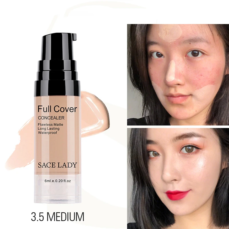 

Жидкий консилер, полное покрытие, косметика, фотокрем, водонепроницаемый, темные круги под глазами, Прямая поставка, косметика