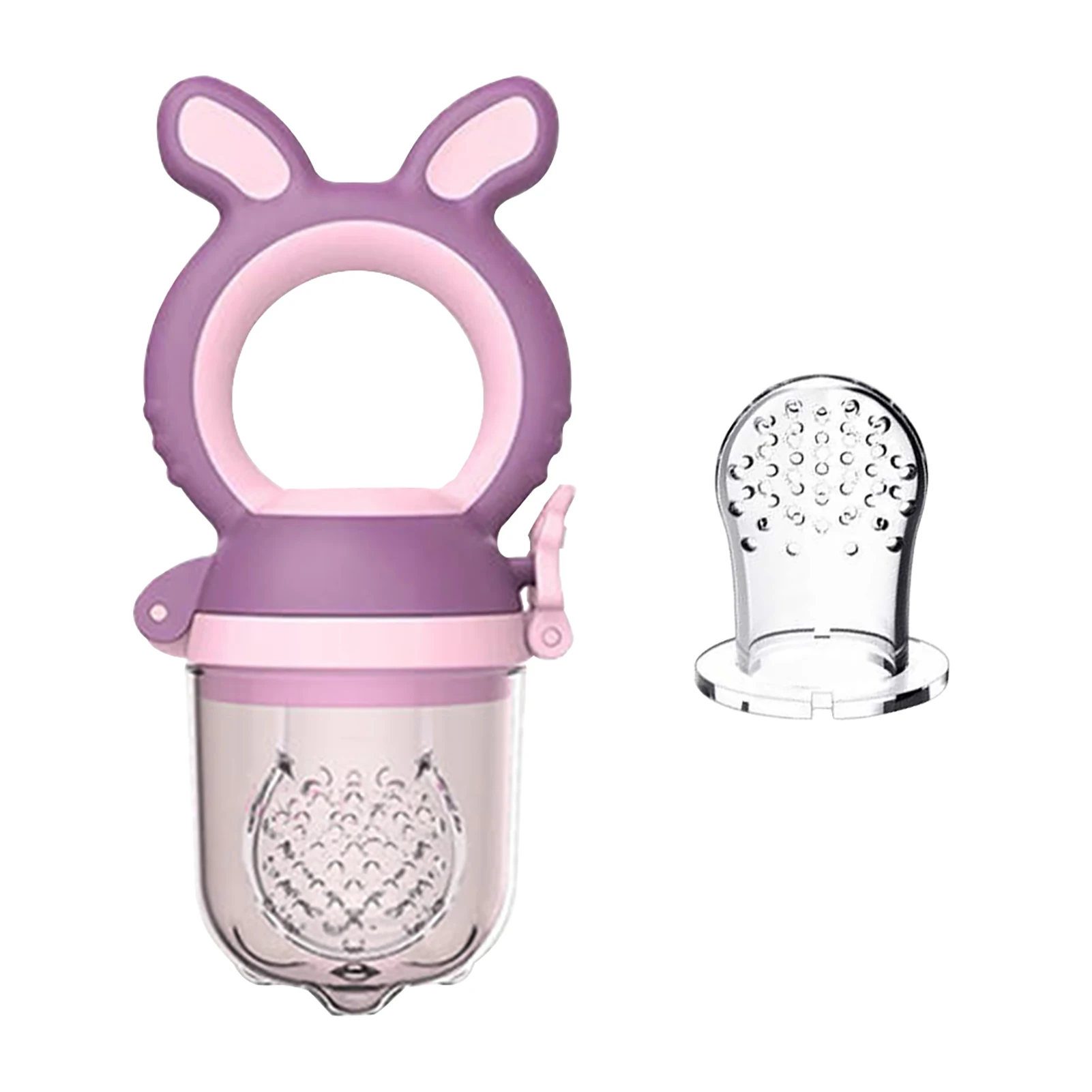 

Boy Girl Nipple Pacifier Detachable Bottle Feeding With Cover Baby Feeder Easy Clean Rabbit Shape Home Fresh Elastic Lock Design
