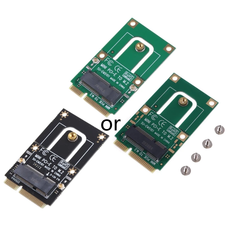 

Адаптер Mini PCI-E на M.2, преобразователь карт PCIE Wi-Fi, адаптер NGFFF Key E для ноутбука, ПК, компьютера