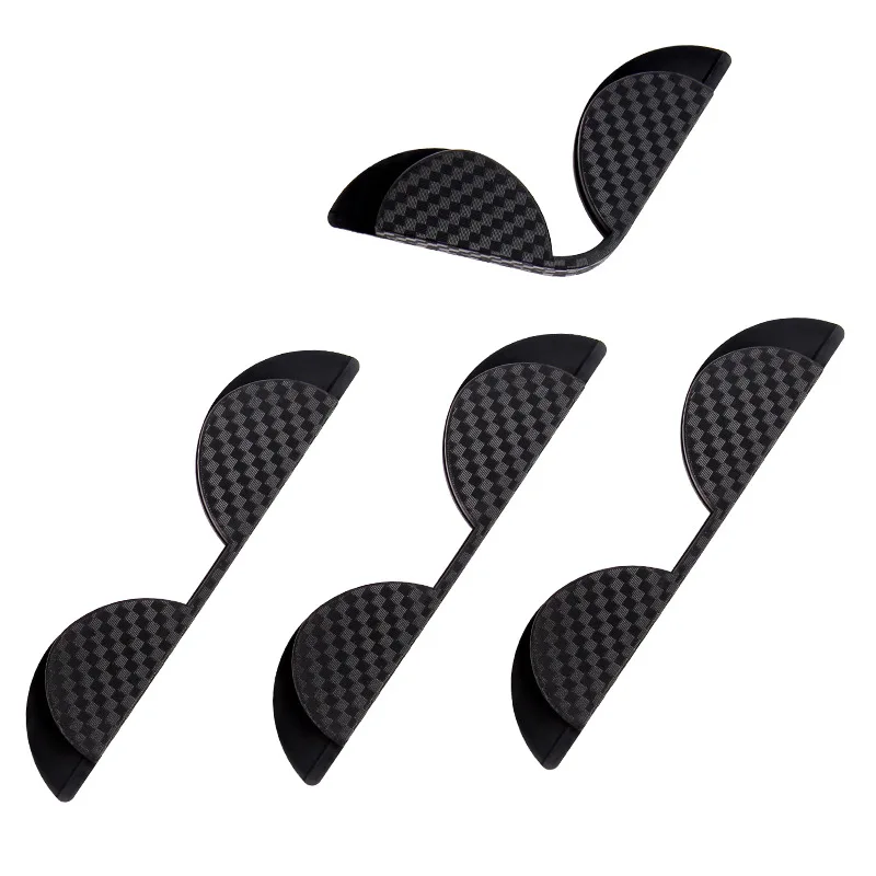 

4pcs Car Anti-scratch Strip Door Edge Guard Protection Front Bumper Pad Soft Rubber Cover Protector Auto Styling Moulding
