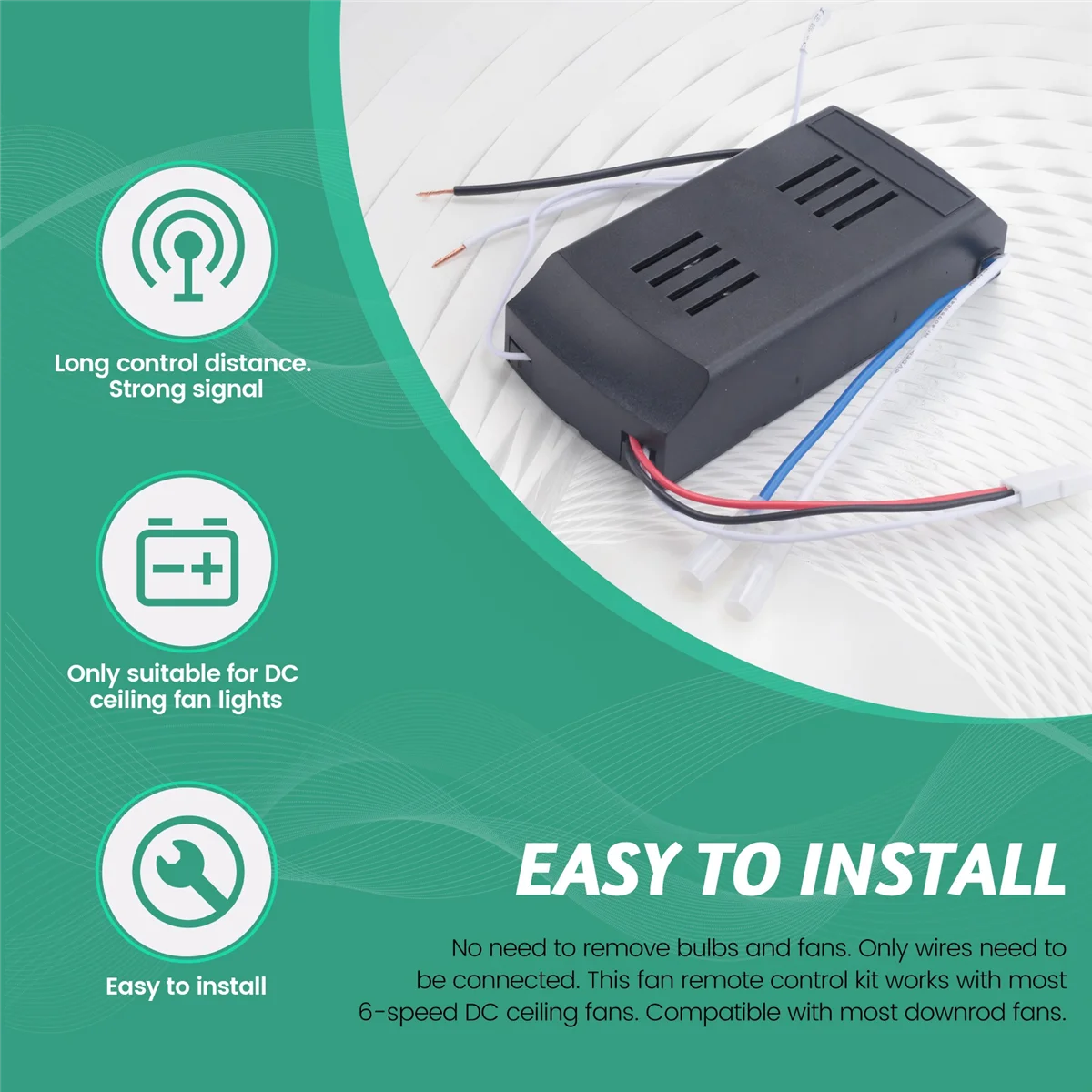 Универсальный сменный комплект дистанционного управления потолочным