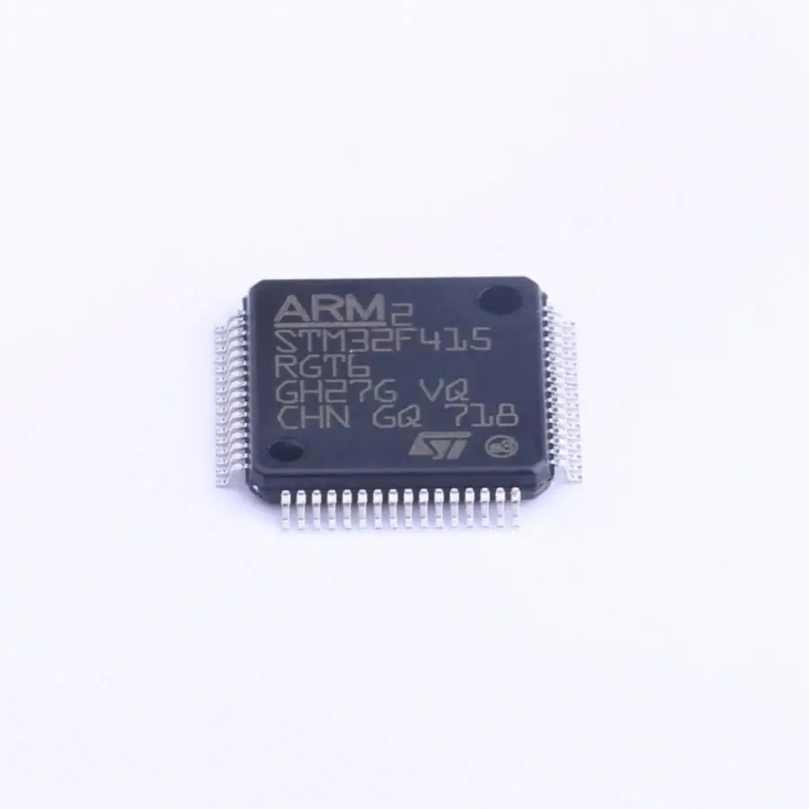 

MCU 32-bit STM32F ARM Cortex M4F RISC 1024KB Flash 2,5 V/3,3 V 64-контактный лоток LQFP-лотки STM32F415RGT6